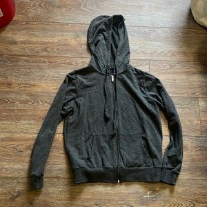 Grey Zip-up Hoodie